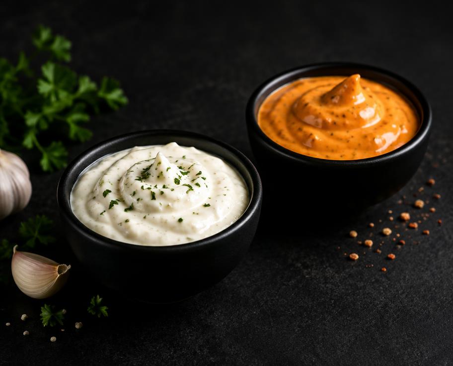 Garlic Sauce at Lazy Bites Turaif — صوص الثوم